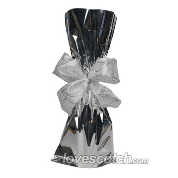 Gift Bag - Silver Mylar - ForWhiskeyLovers.com