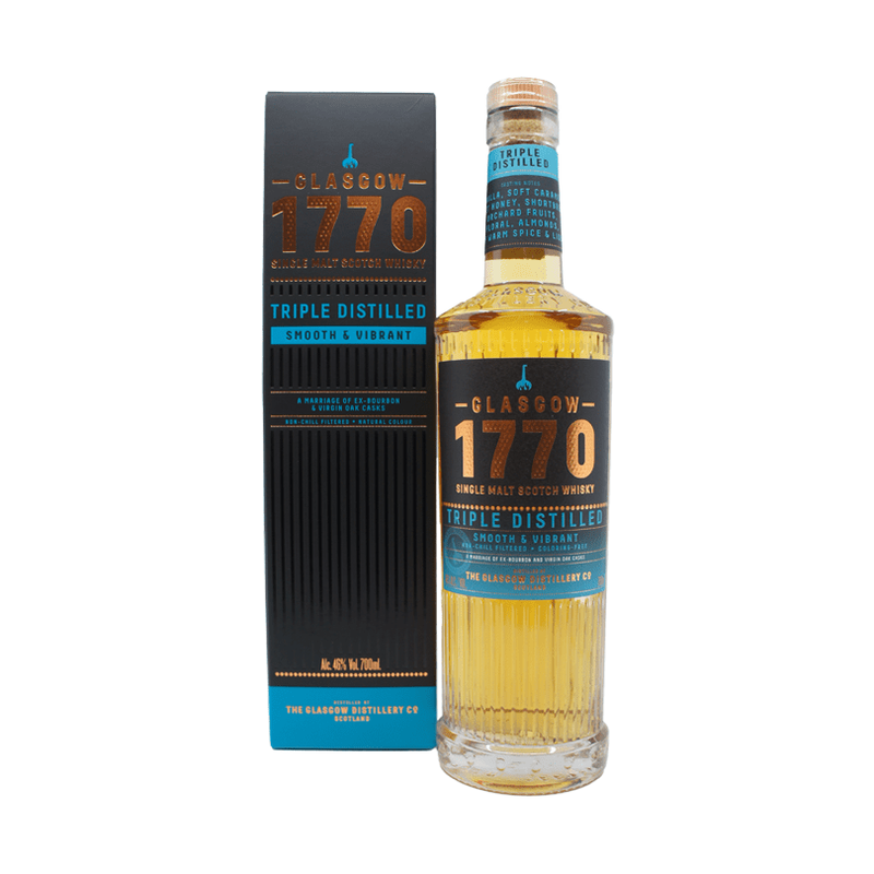 Glasgow 1770 Triple Distilled Single Malt Scotch Whisky - ForWhiskeyLovers.com