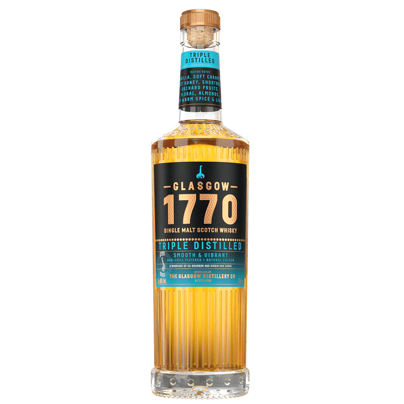 Glasgow 1770 Triple Distilled Single Malt Scotch Whisky - ForWhiskeyLovers.com