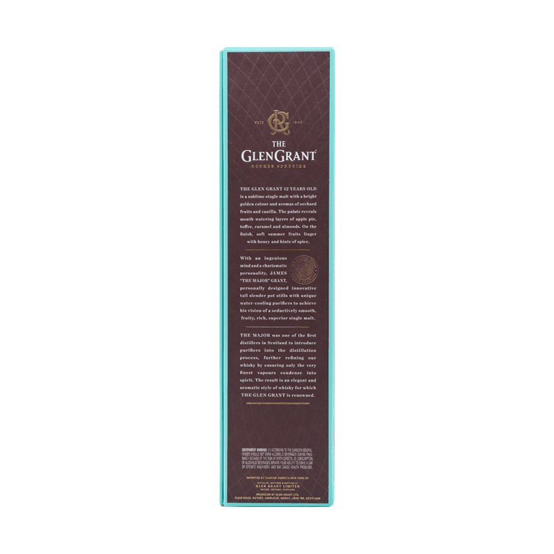 Glen Grant 12 Year Old Single Malt Scotch Whisky - ForWhiskeyLovers.com