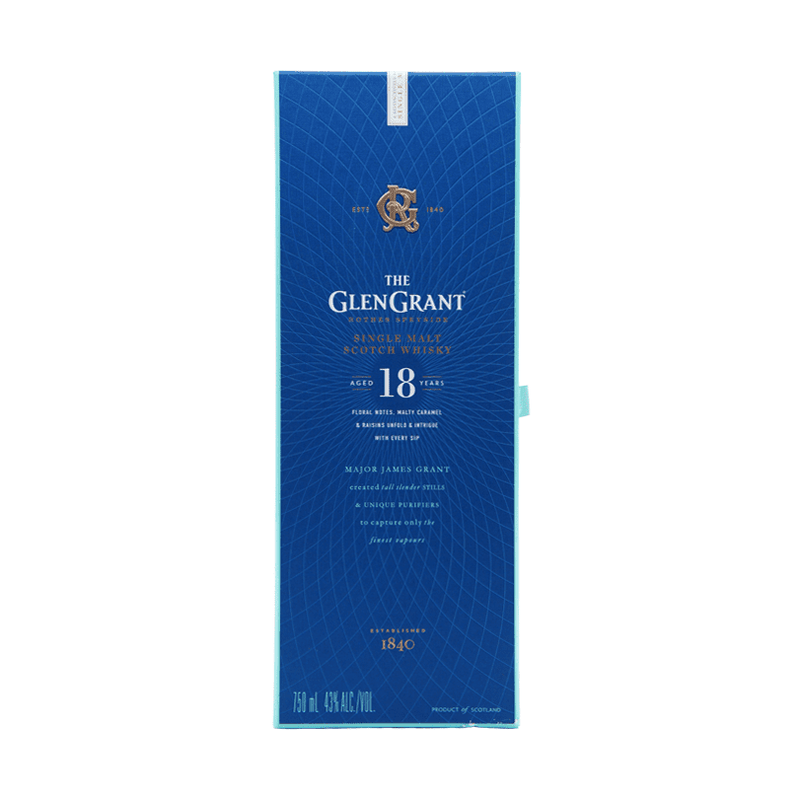 Glen Grant 18 Year Old Rothes Speyside Rare Edition Single Malt Scotch Whisky - ForWhiskeyLovers.com