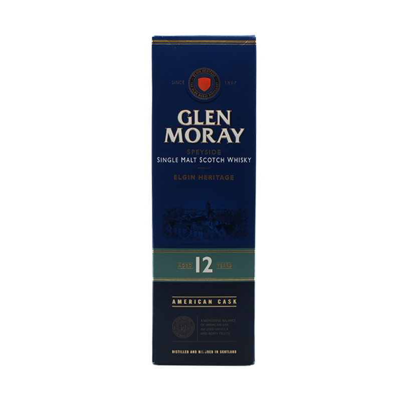 Glen Moray 12 Year Old Heritage Speyside Single Malt Scotch Whisky - ForWhiskeyLovers.com