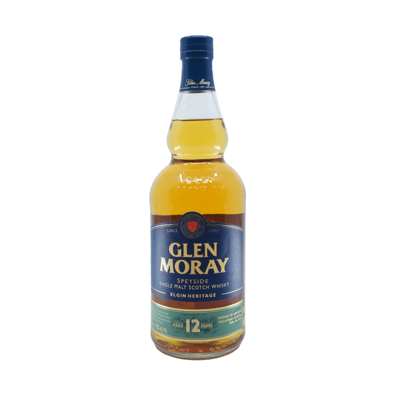 Glen Moray 12 Year Old Heritage Speyside Single Malt Scotch Whisky - ForWhiskeyLovers.com