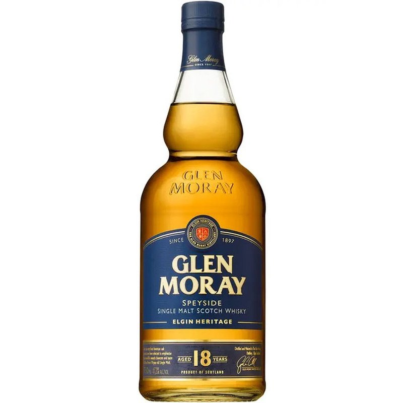 Glen Moray 18 Year Old Heritage Speyside Single Malt Scotch Whisky - ForWhiskeyLovers.com