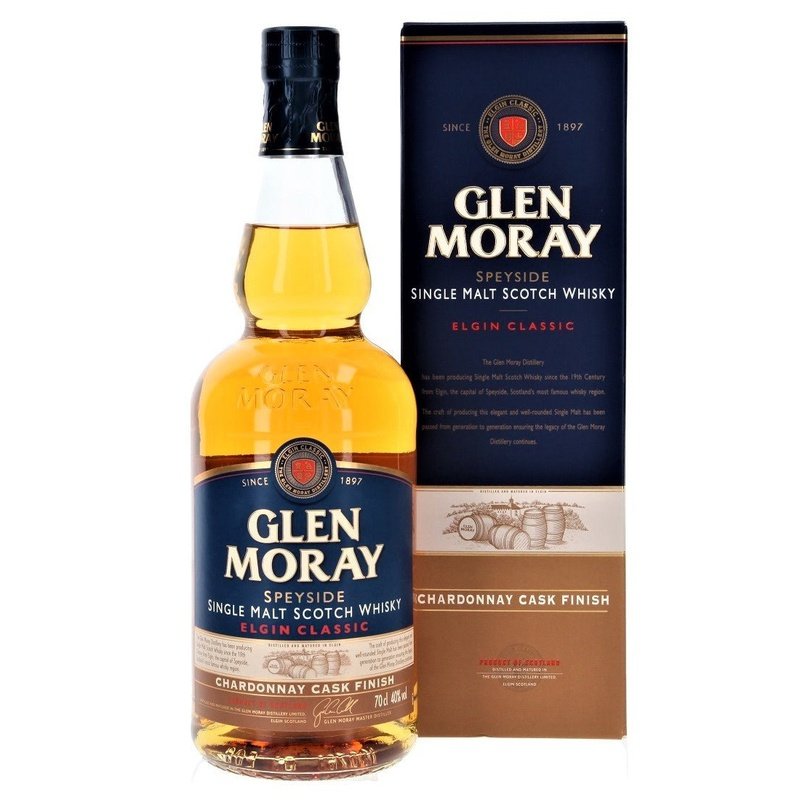 Glen Moray Classic Chardonnay Cask Finish Speyside Single Malt Scotch Whisky - ForWhiskeyLovers.com