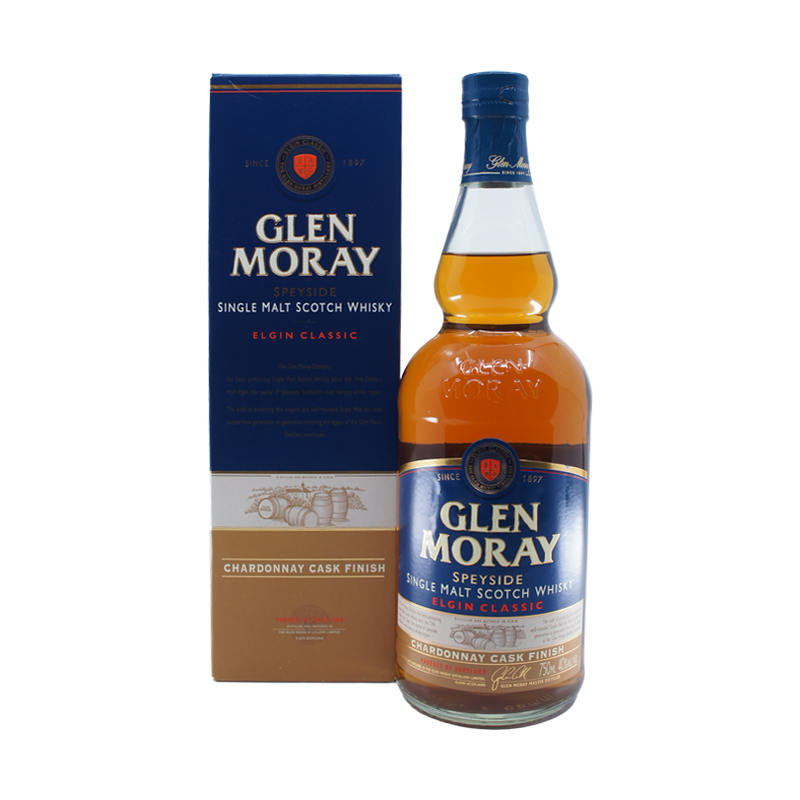 Glen Moray Classic Chardonnay Cask Finish Speyside Single Malt Scotch Whisky - ForWhiskeyLovers.com