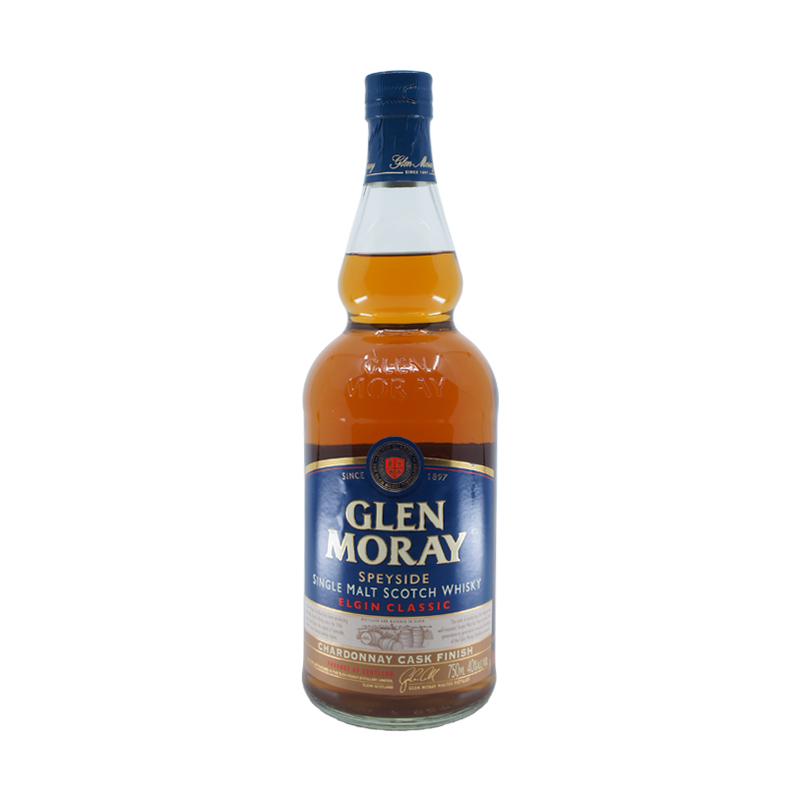Glen Moray Classic Chardonnay Cask Finish Speyside Single Malt Scotch Whisky - ForWhiskeyLovers.com