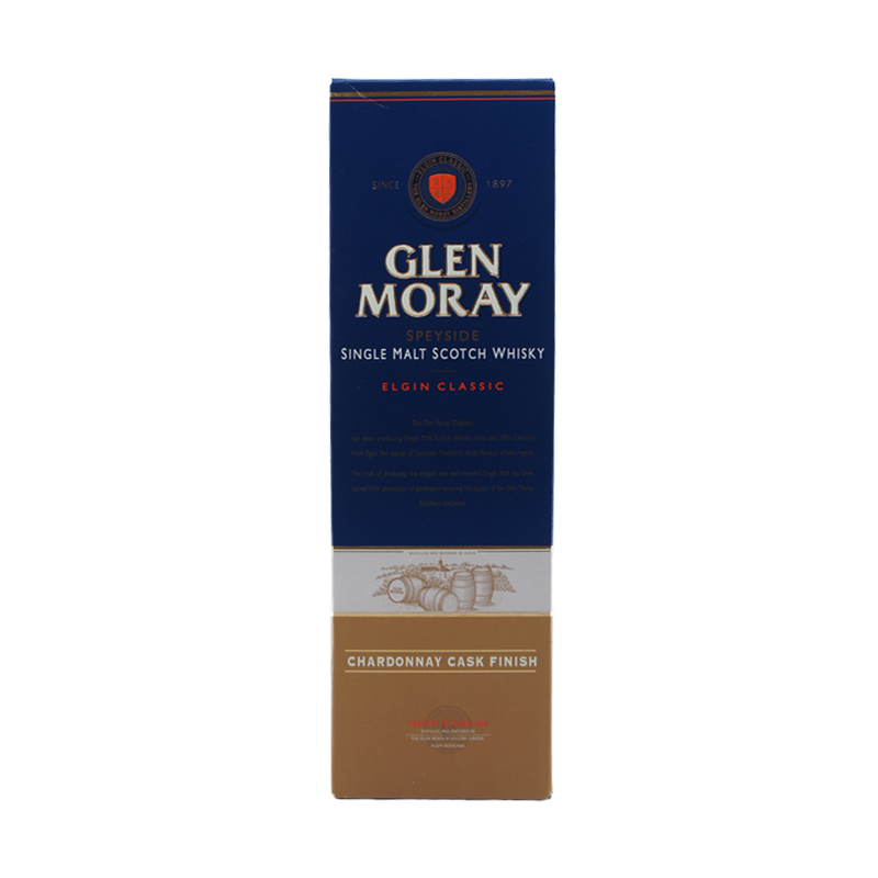 Glen Moray Classic Chardonnay Cask Finish Speyside Single Malt Scotch Whisky - ForWhiskeyLovers.com