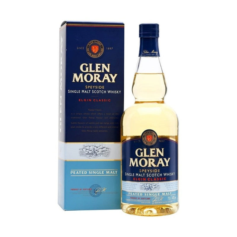 Glen Moray Classic Peated Speyside Single Malt Scotch Whisky - ForWhiskeyLovers.com