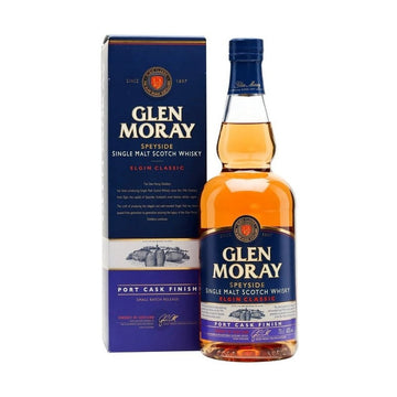 Glen Moray Classic Port Cask Finish Speyside Single Malt Scotch Whisky - ForWhiskeyLovers.com