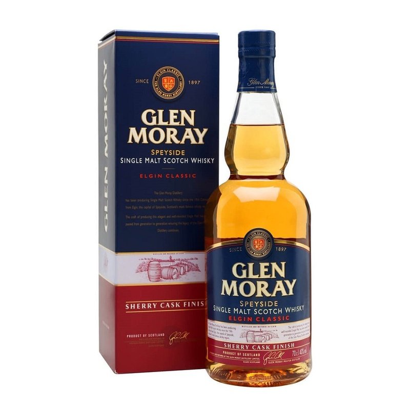 Glen Moray Classic Sherry Cask Finish Speyside Single Malt Scotch Whisky - ForWhiskeyLovers.com