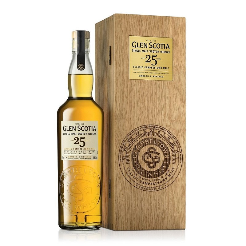 Glen Scotia 25 Year Old Single Malt Scotch Whisky - ForWhiskeyLovers.com