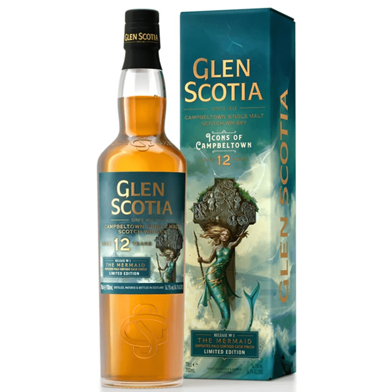 Glen Scotia 'The Mermaid' 12 Year Old Single Malt Scotch Whisky - ForWhiskeyLovers.com