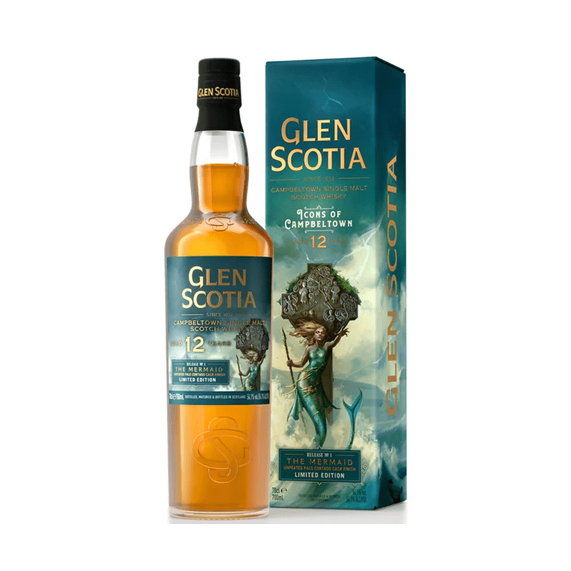 Glen Scotia 'The Mermaid' 12 Year Old Single Malt Scotch Whisky - ForWhiskeyLovers.com