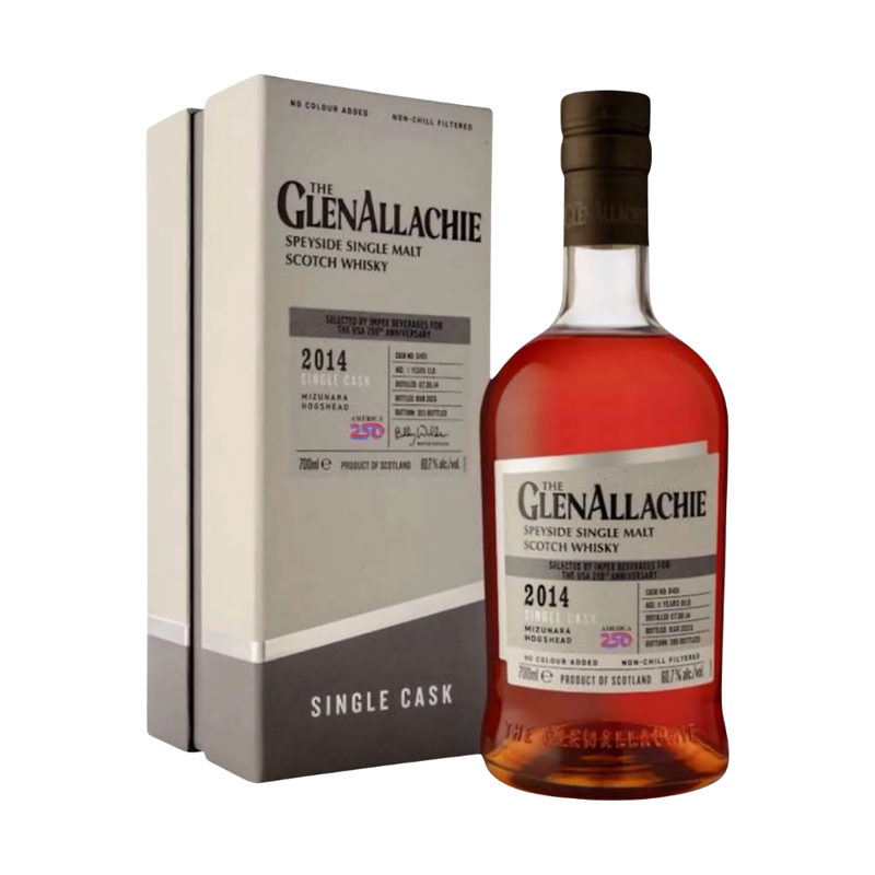 GlenAllachie 2014 11 Year Mizunara Cask Finish Single Cask #8481 - ForWhiskeyLovers.com