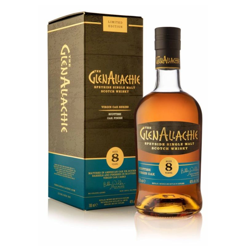 GlenAllachie 8 Year Old Virgin Oak Series 'Scottish Oak' - ForWhiskeyLovers.com