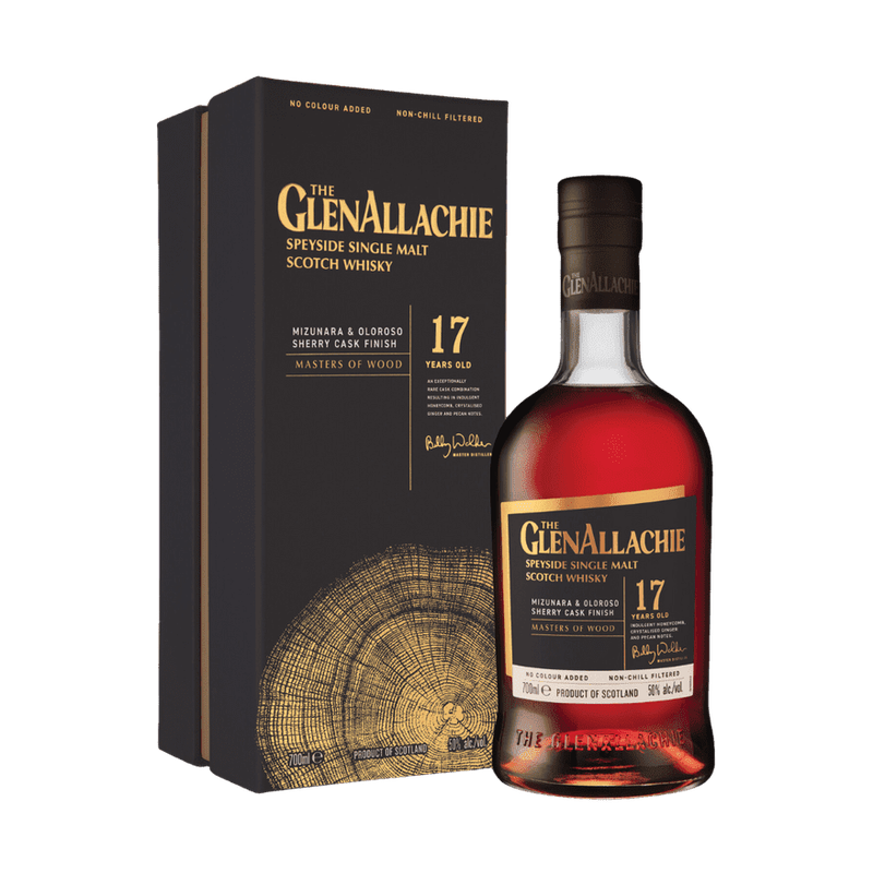 GlenAllachie Masters of Wood 17 Year Old Mizunara & Oloroso Cask Finish Single Malt Scotch Whisky Pre-Order - ForWhiskeyLovers.com