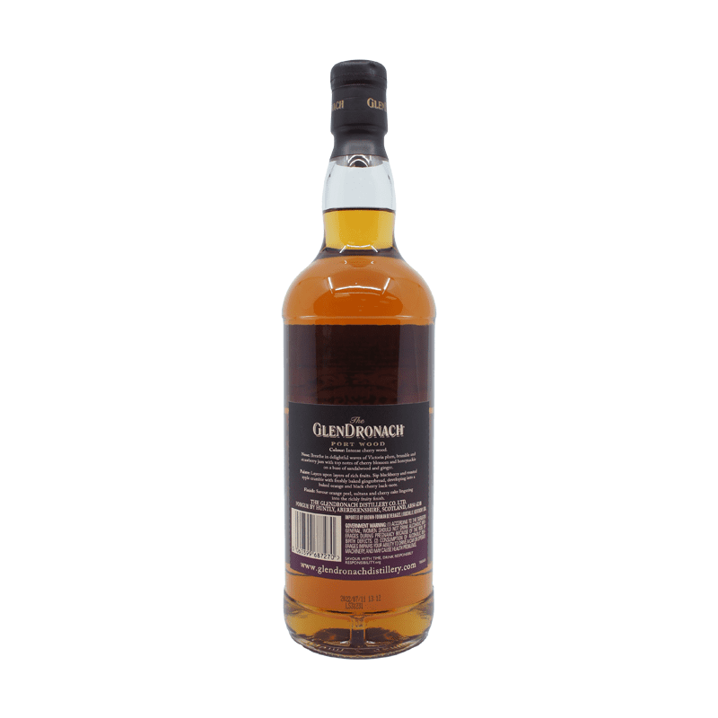 Glendronach 10 Year Old Port Wood Highland Single Malt Scotch Whisky - ForWhiskeyLovers.com