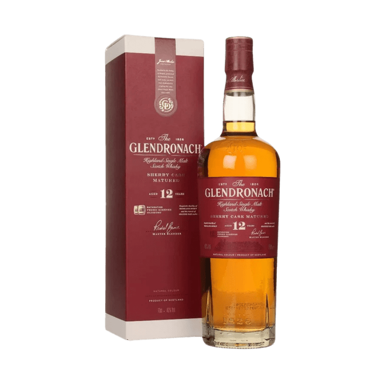 Glendronach 12 Year Old Original Highland Single Malt Scotch Whisky - ForWhiskeyLovers.com