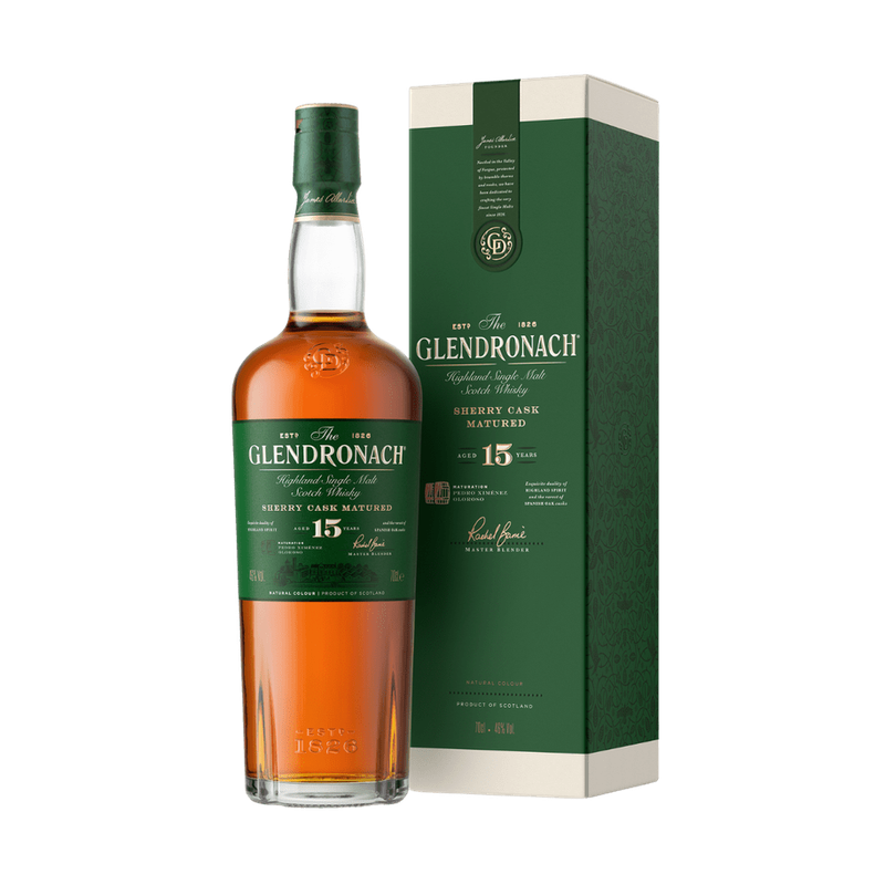 Glendronach 15 Year Old Highland Single Malt Scotch Whisky - ForWhiskeyLovers.com
