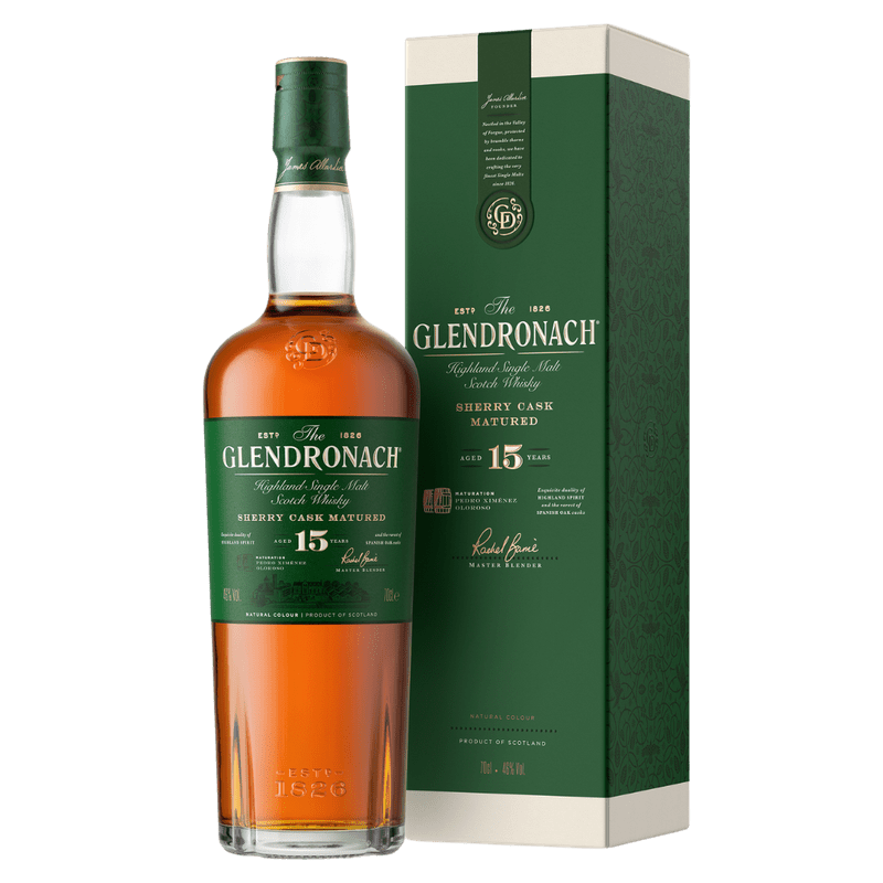 Glendronach 15 Year Old Highland Single Malt Scotch Whisky - ForWhiskeyLovers.com