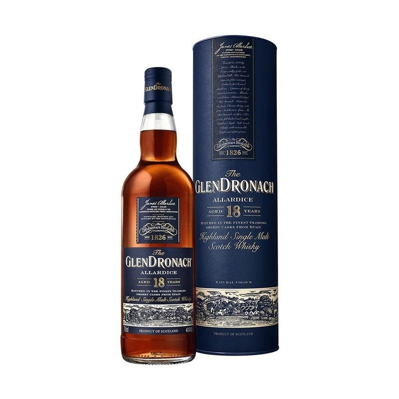Glendronach 'Allardice' 18 Year Old Highland Single Malt Scotch Whisky - ForWhiskeyLovers.com