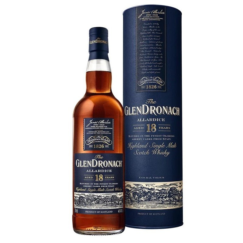 Glendronach 'Allardice' 18 Year Old Highland Single Malt Scotch Whisky - ForWhiskeyLovers.com