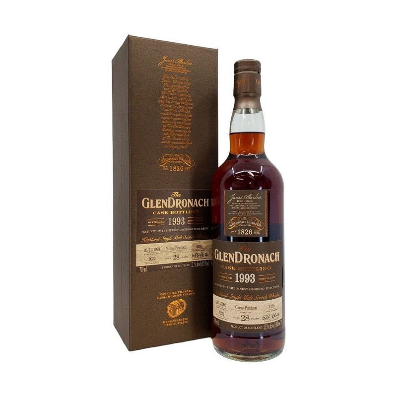 Glendronach "Sherry Baby" 1993 Single Cask Highland Single Malt Scotch Whisky - ForWhiskeyLovers.com