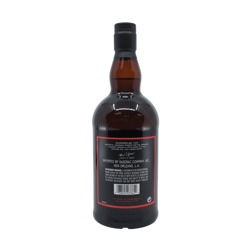 Glenfarclas 105 Cask Strength Highland Single Malt 750mL - ForWhiskeyLovers.com