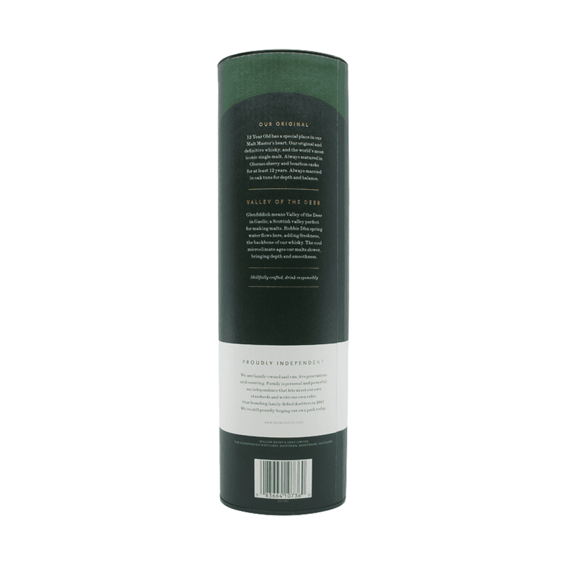 Glenfiddich 12 Year Old Single Malt Scotch Whisky - ForWhiskeyLovers.com