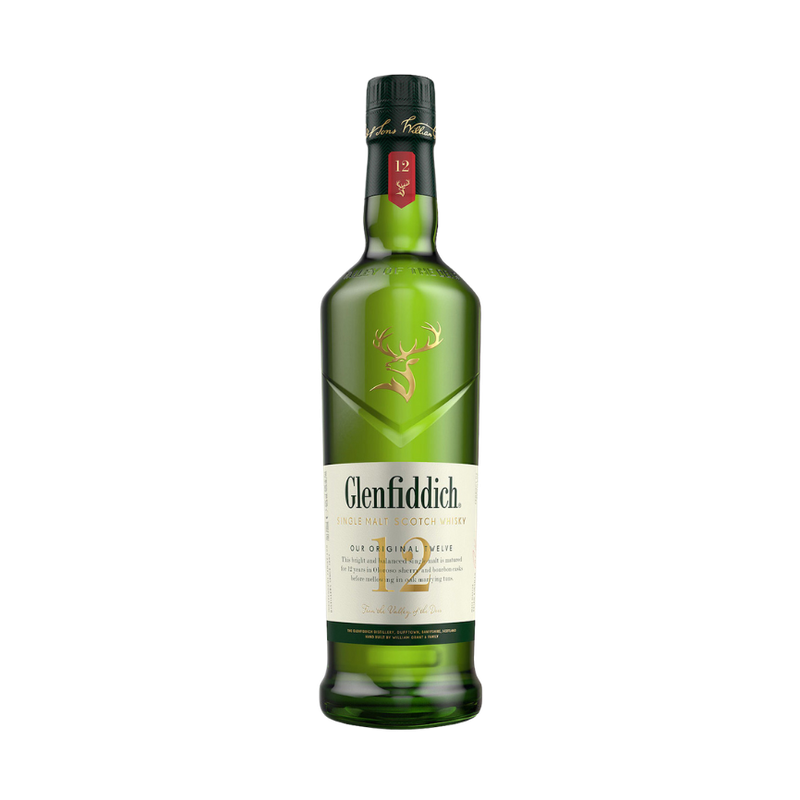 Glenfiddich 12 Year Old Single Malt Scotch Whisky 375ml - LoveScotch.com