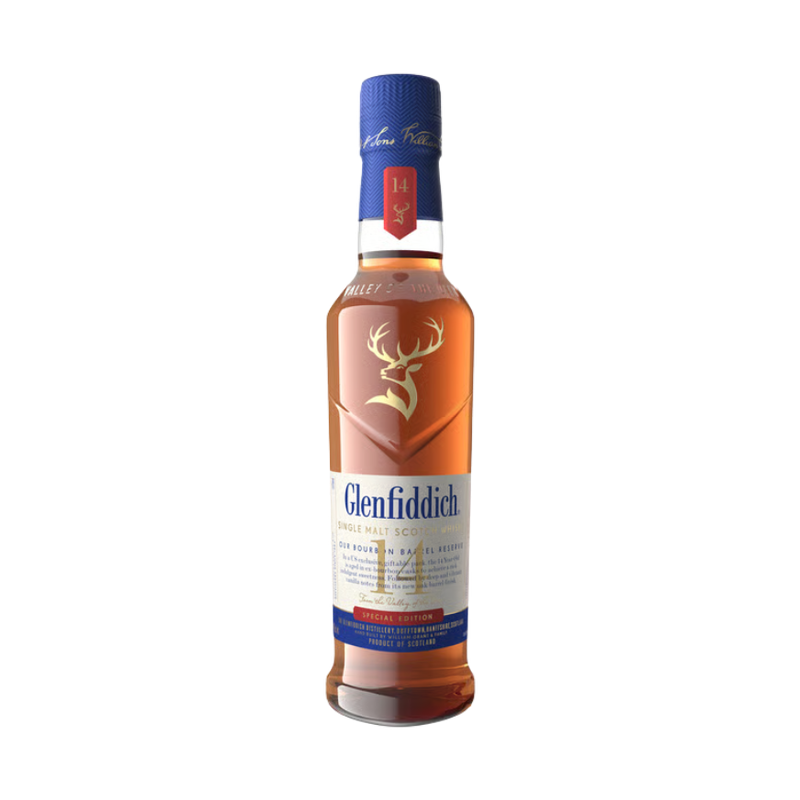 Glenfiddich 14 Year Bourbon Barrel Scotch Whisky 375ml - ForWhiskeyLovers.com
