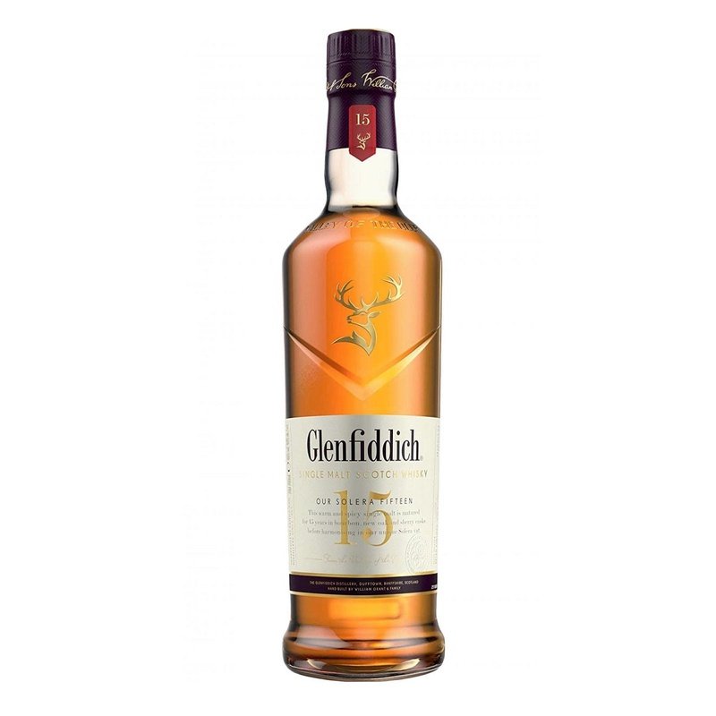 Glenfiddich 15 YO Solera Reserve Speyside Single Malt 750mL - ForWhiskeyLovers.com