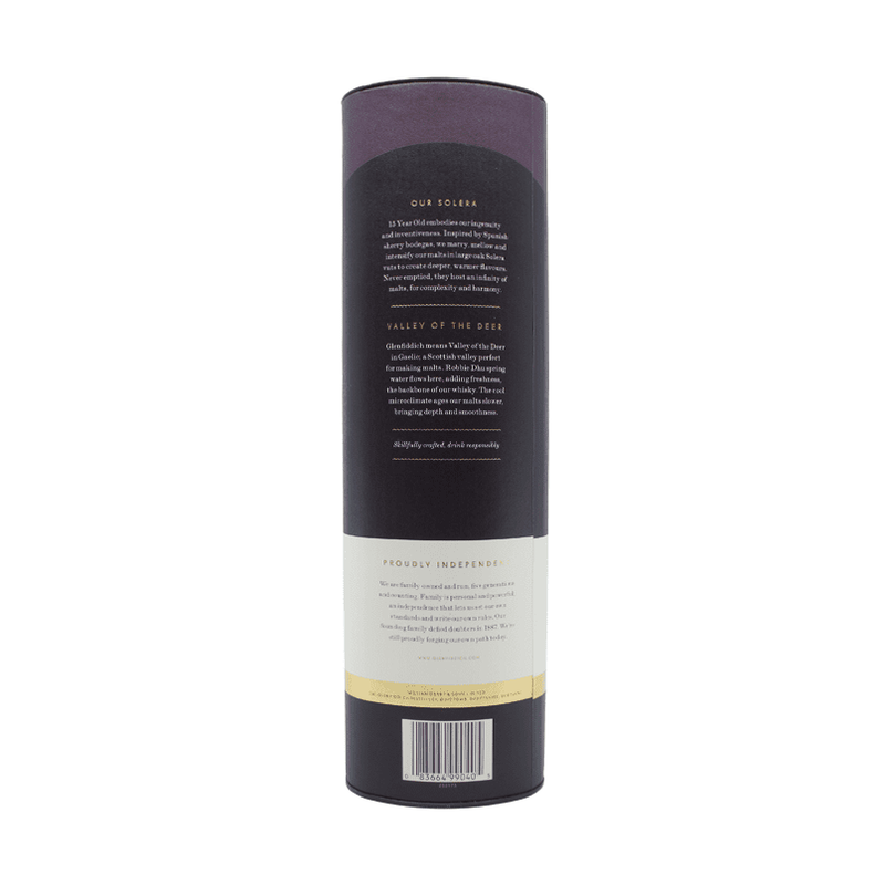 Glenfiddich 15 YO Solera Reserve Speyside Single Malt 750mL - ForWhiskeyLovers.com