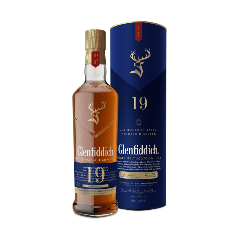 Glenfiddich 19 Year Old 'Ex-Bourbon' Single Malt Scotch Whisky Pre-Order - ForWhiskeyLovers.com