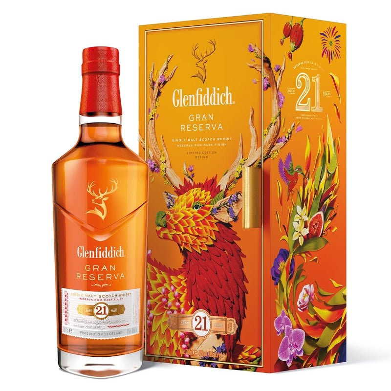 Glenfiddich 21 Year Old Lunar New Year 2024 Limited Edition Single Malt Scotch - ForWhiskeyLovers.com