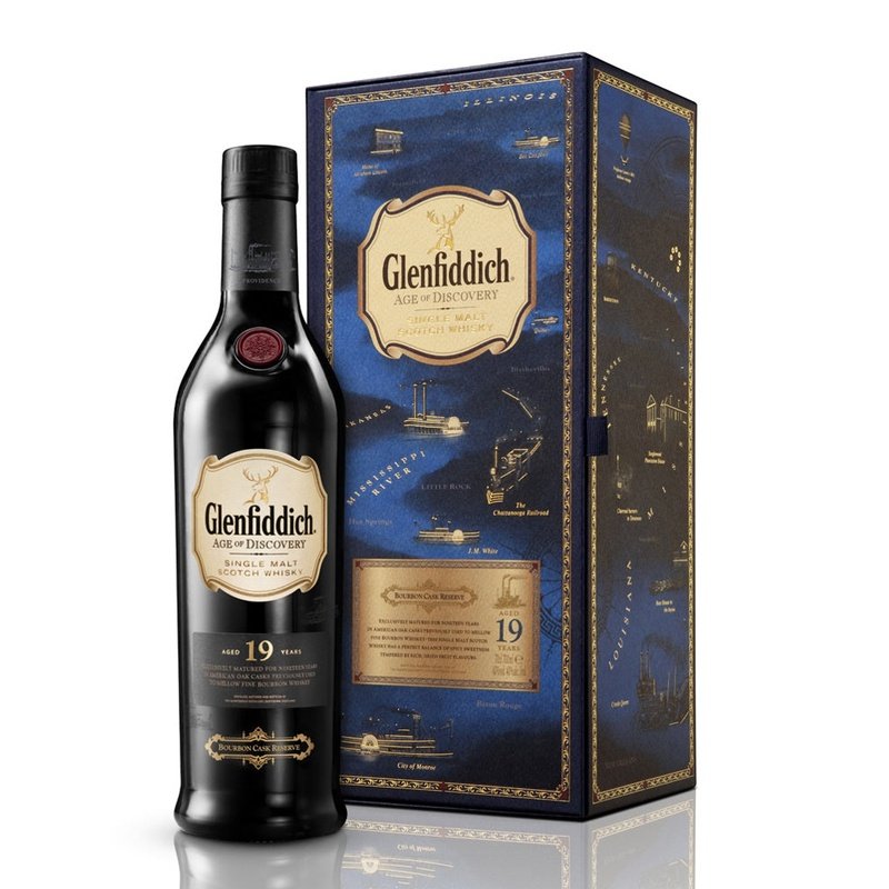 Glenfiddich 'Age of Discovery' 19 Year Old Bourbon Cask Reserve Single Malt Scotch Whisky - ForWhiskeyLovers.com