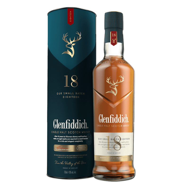 Glenfiddich Scotch Single Malt 18 Year Small Batch Reserve 750ml - ForWhiskeyLovers.com