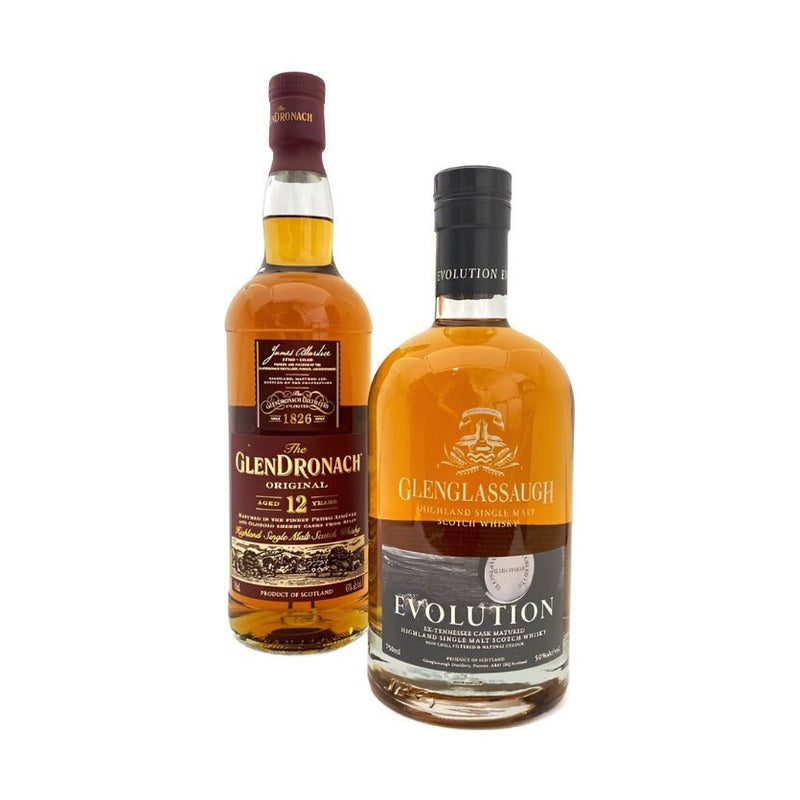 Glenglassaugh Evolution & Glendronach 12 Year Old Bundle - ForWhiskeyLovers.com