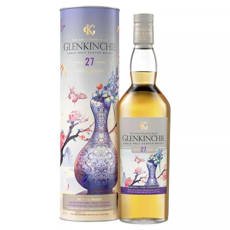 Glenkinchie 27 Year Old 'The Floral Treasure' Special Release 2023 Single Malt Scotch Whisky - ForWhiskeyLovers.com