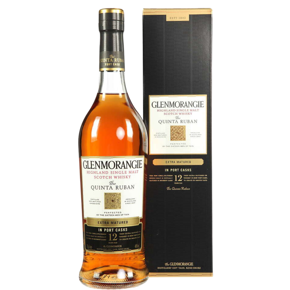 Glenmorangie Scotch Single Malt 12 Year Quinta Ruban 750ml - ForWhiskeyLovers.com