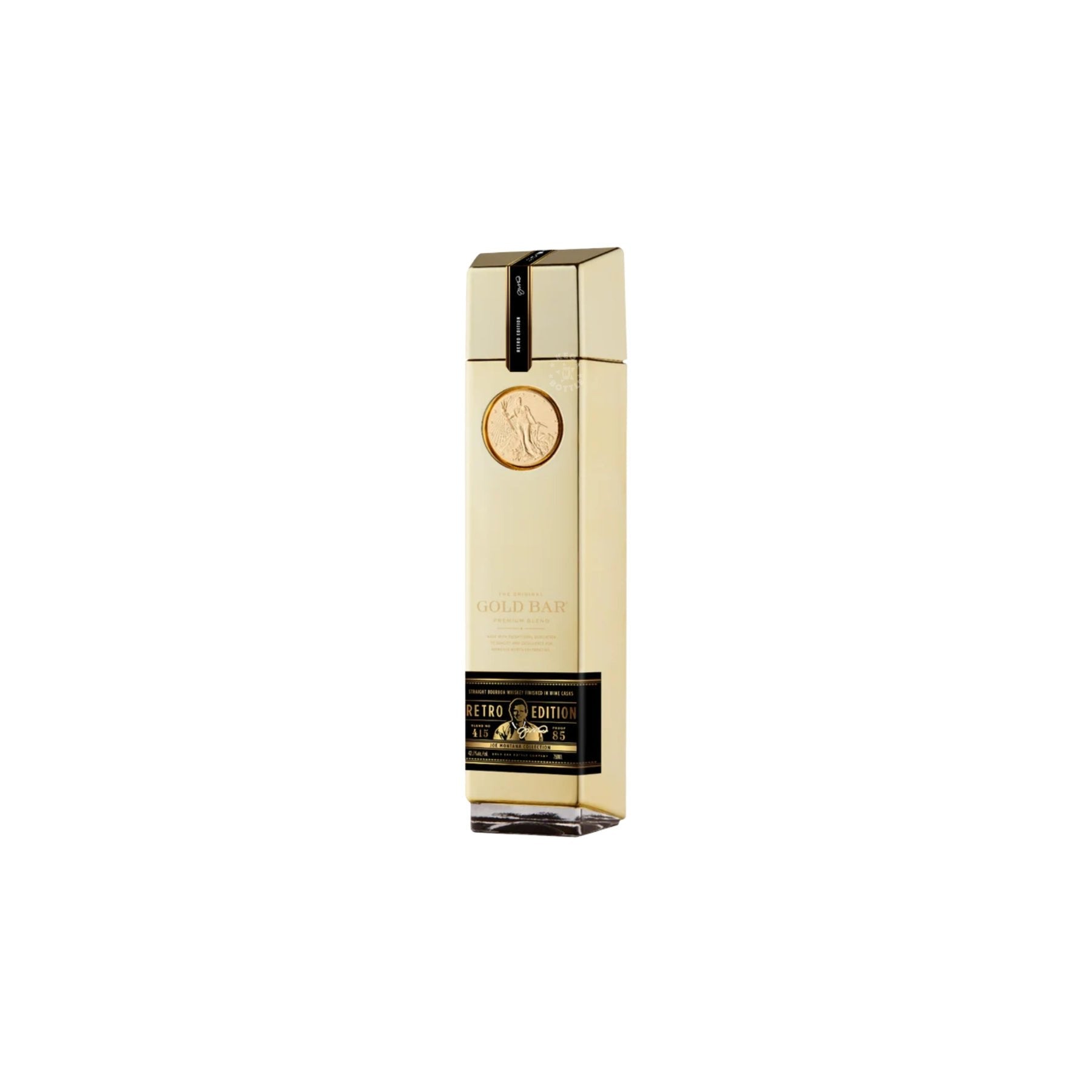 Gold Bar Joe Montana Retro Edition Straight Bourbon Finished in Wine Casks 750ml - ForWhiskeyLovers.com