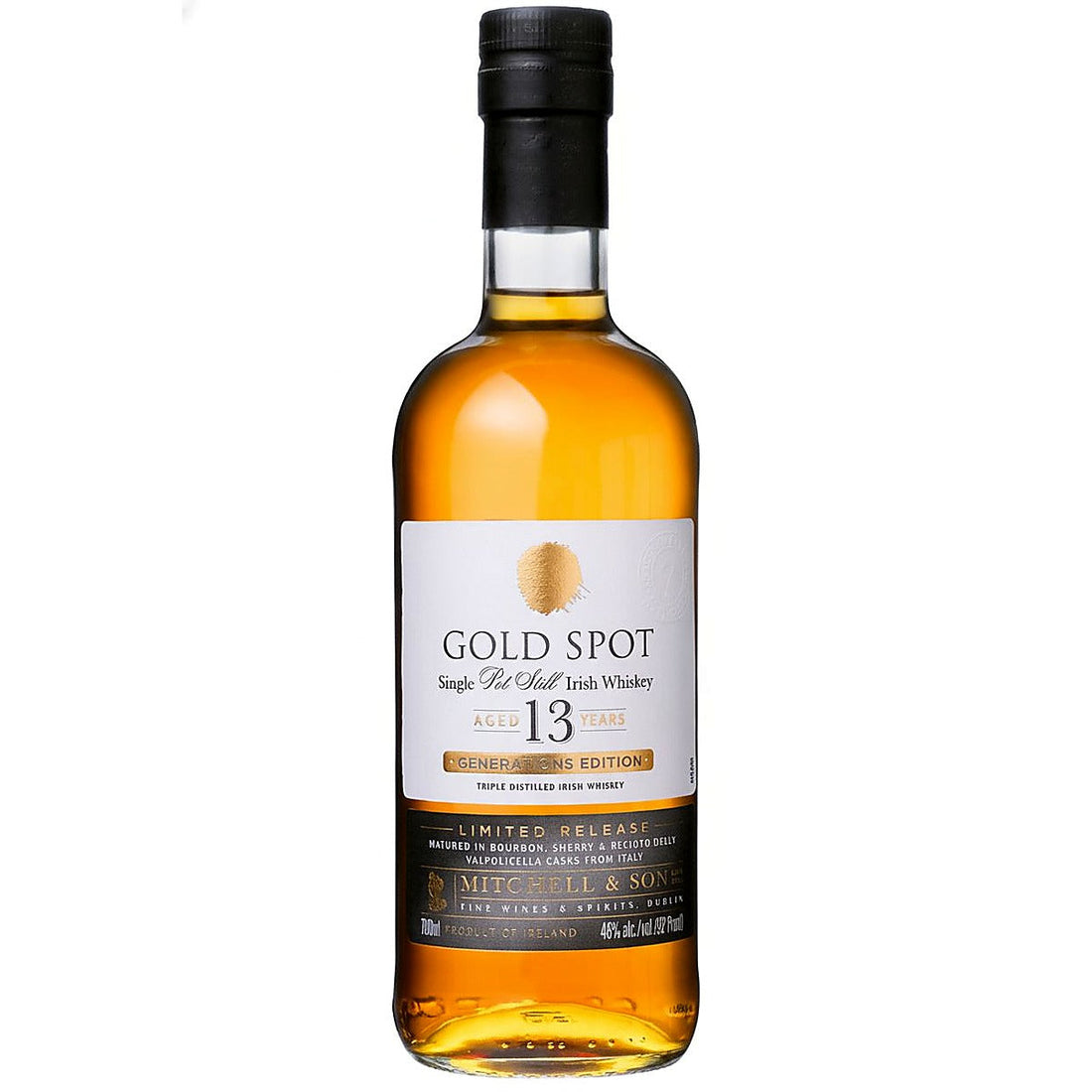 Gold Spot Single Pot Still Irish Generations Edition 700 ml - ForWhiskeyLovers.com