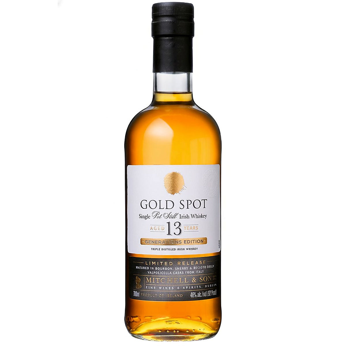 Gold Spot Single Pot Still Irish Generations Edition 700 ml - ForWhiskeyLovers.com