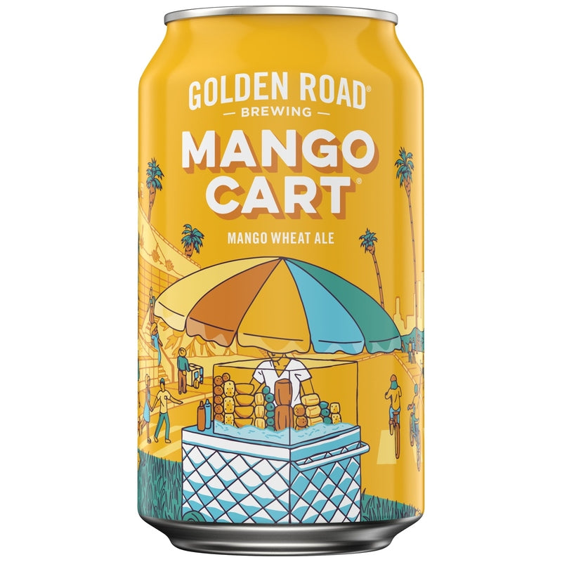 Golden Road Brewing Co. 'Mango Cart' 6-Pack Cans - ForWhiskeyLovers.com