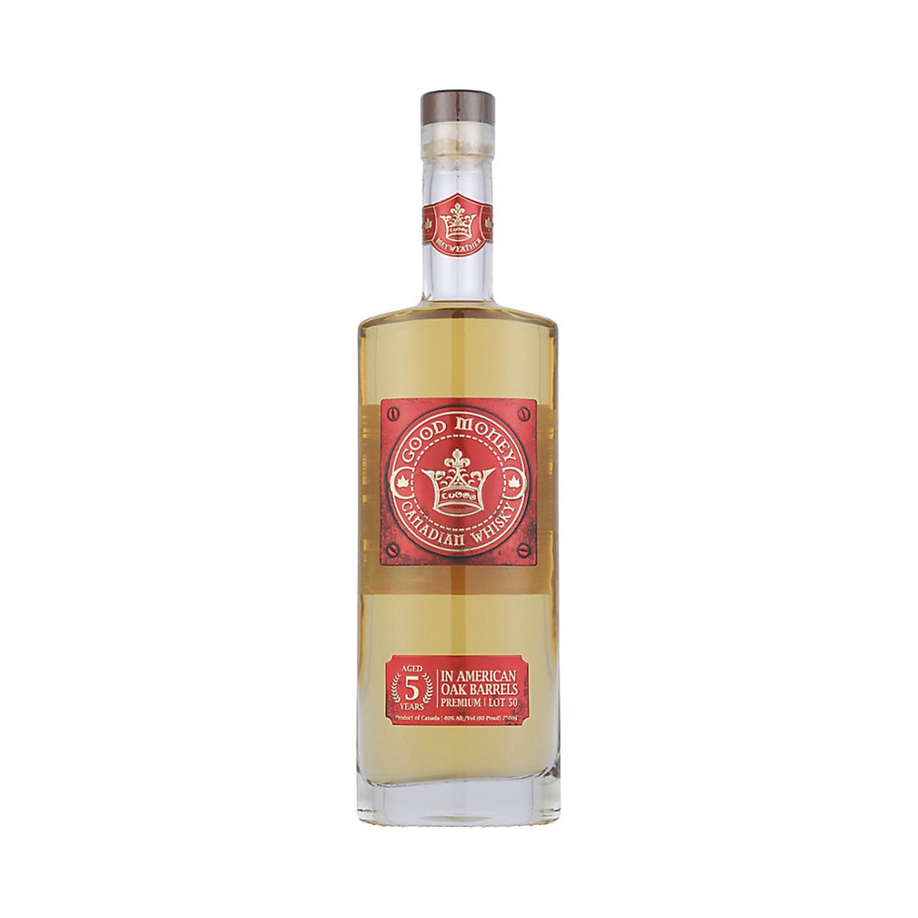 Good Money Lot 50 5 Year Canadian Whisky 750ml - ForWhiskeyLovers.com