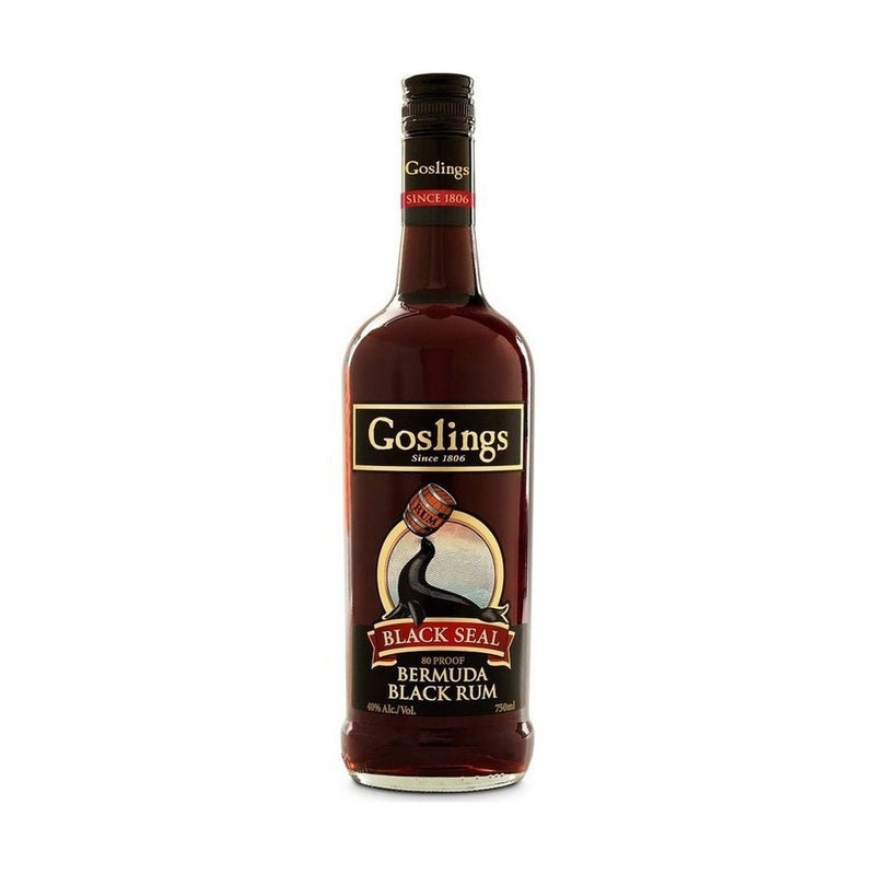 Goslings Black Seal 80 Proof Bermuda Black Rum - ForWhiskeyLovers.com