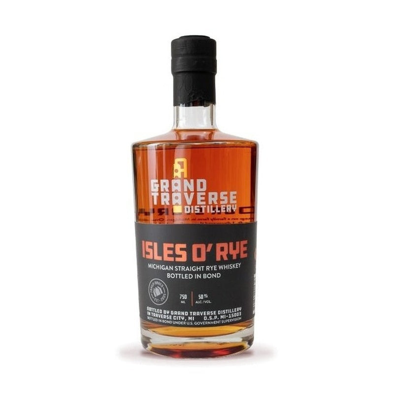 Grand Traverse Isles of Rye Bottled in Bond Whiskey 750mL - ForWhiskeyLovers.com