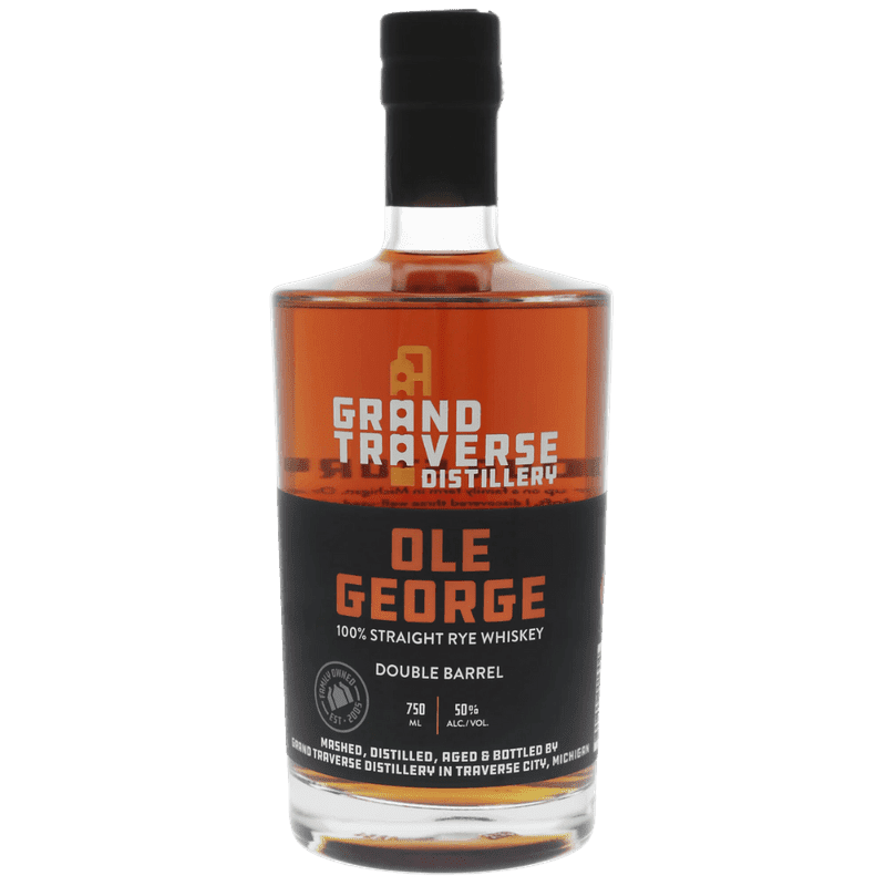 Grand Traverse Ole George Double Barrel Rye Whiskey 750mL - ForWhiskeyLovers.com