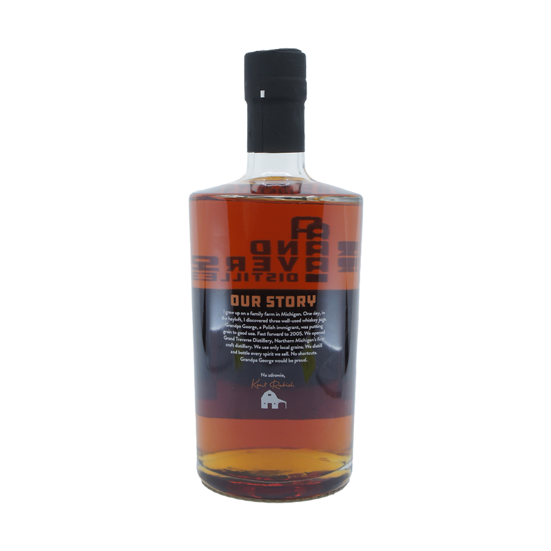 Grand Traverse Ole George Double Barrel Rye Whiskey 750mL - ForWhiskeyLovers.com